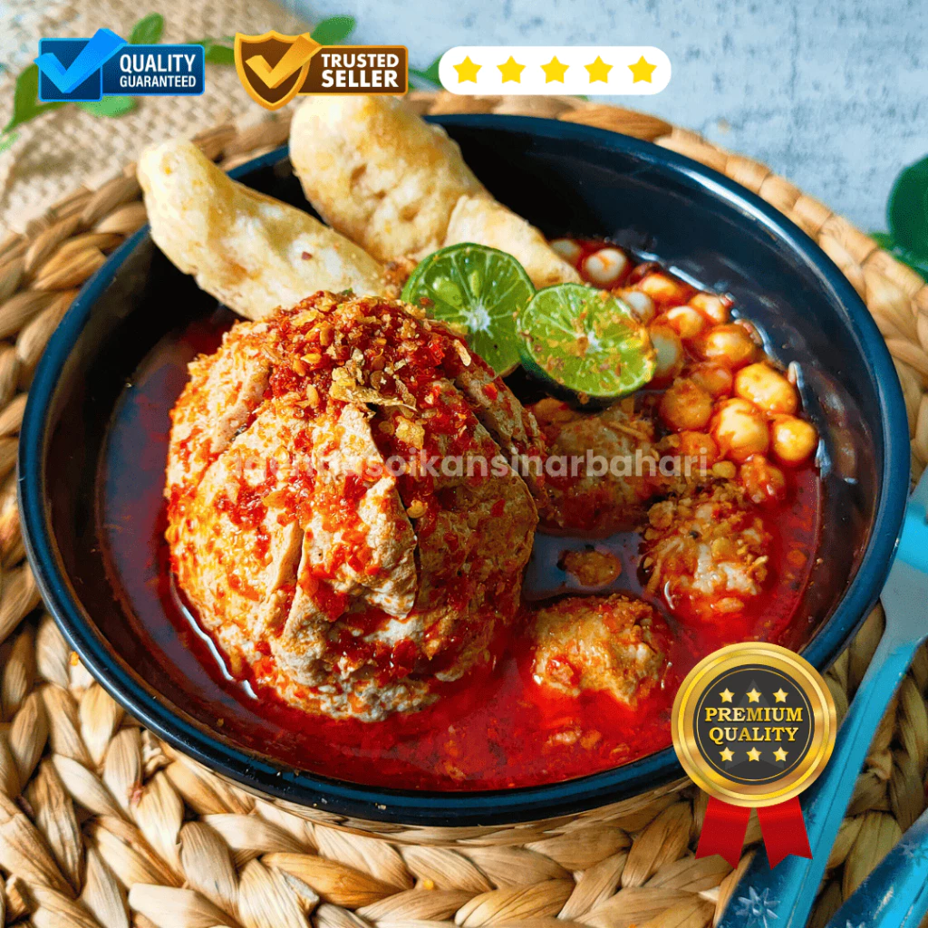 Baso Ikan Kuah Geprek